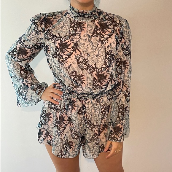 Bebe Backless Jumpsuit - Picture 2 of 5